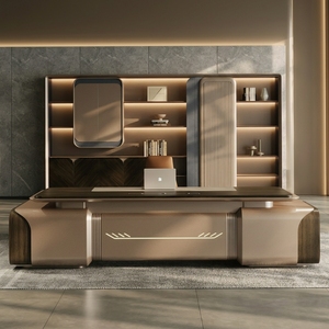 Scrivania Direzionale Modulare a L di Alta Gamma Personalizzata con 2 Cassetti per Ufficio e Soggiorno, Vendita Diretta dalla Fabbrica di Mobili - Product Image 2