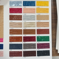 Cuir de sac à motif crocodile 1,3 mm, grain clair épais, résistant à l'usure, imperméable et anti-taches, directement de l'usine