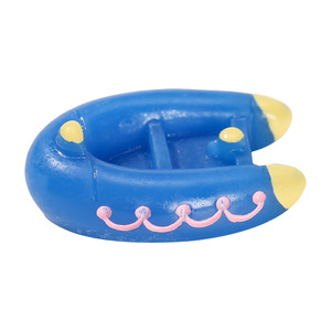 Mini bateaux gonflables en résine rouge, bleu, rose, blanc, décoration douce pour aquarium, thème bord de mer - Product Image 5