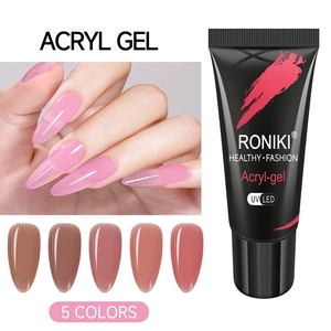 RONIKI OEM/ODM ไอบีดเจล โพลีเจล ต่อเล็บแบบแข็ง เจลต่อเล็บแบบแช่ล้างออกได้ 36 สี รับผลิตแบรนด์ส่วนตัว OEM - Product Image 1