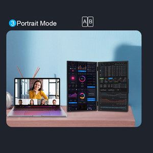 Bán Buôn 15.6 "FHD IPS LCD Hiển Thị Xách Tay Chơi Game Màn Hình Dual-Màn Hình Có Thể Gập Lại Với Cắm Chơi Tính Năng Cho PC Máy Tính - Product Image 5
