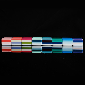 Modern Style <b>Mahjong</b> <b>Set</b> Custom Graphic Patterns Acrylic Material Noise Reduction for Indoor Parties Family Bonding Custom Color - Product Image 4