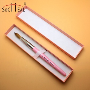 <span class=keywords><strong>Pinceau</strong></span> à ongles professionnel de haute qualité à tête ronde avec manche en bois, logo personnalisé, 100% Kolinsky pour <span class=keywords><strong>poudre</strong></span> acrylique, idéal pour les salons de manucure. - Product Image 3