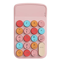 Clavier numérique portable bi-mode 2.4G BT Offre Spéciale macaron 19 touches Pico Mini clavier à une main Clavier filaire