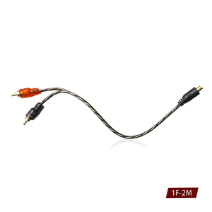 Cable RCA AK-RN166, 1 Hembra a 2 Machos, Cable Divisor de Audio para Auto, Adaptador 1 <span class=keywords><strong>Macho</strong></span> a 2 Hembras para Amplificador - Product Image 1