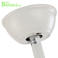 Proveedor de fábrica Estilo simple Decoración del hogar 56 "Precio bajo Gran Dc Blanco Abs Blade Ventilador de techo de metal
