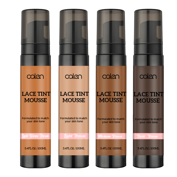 100 мл, оптовая продажа, Искусственные парики с фирменной торговой маркой и пенопластовый тинт для фронтального кружева