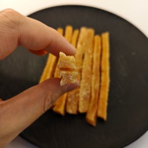 पेप्पी के लिए बारीक कटे हुए पालतू जानवर के लिए बारीक कटे हुए पालतू स्नैक डिहाइड्रेटेड क्रिस्टल चिकन स्ट्रिप्स - Product Image 3