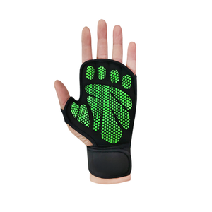 Guantes de Fitness Unisex Coexistence para Levantamiento de Pesas, Protección de Palma y Muñeca, Diseño Antideslizante de Medio Dedo - Product Image 2