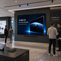 Mur vidéo LED 4K LEDTAO P1.9, luminosité 100-550 cd/m², profondeur de couleur 16 bits, garantie 1 an pour les salles de conférence et les présentations