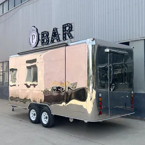 Carrito de Bar Móvil para Exteriores, Totalmente Equipado, para Cafetería, Helados y Comida - Product Image 4