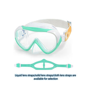 مرآة سباحة من الزجاج المقسى لعدسات الغوص المجانية ، غواص بدون إطار من السيليكون ، أقنعة الغوص ومعدات الغوص - Product Image 3