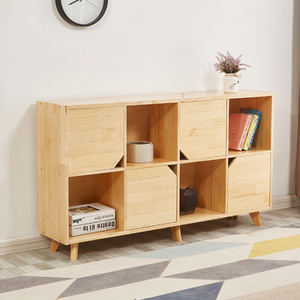 Rắn Gỗ Thông Di Chuyển Kệ Sách Kệ Sách Kệ Cho Trẻ Em Chức Năng Nhà Hiển Thị Giá - Product Image 4