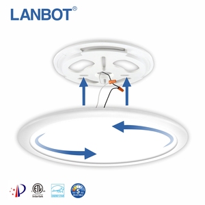 USA Canada ETL siêu mỏng RGB + CCT Vòng LED trần ánh sáng đèn 12inch Đèn 22W + 8W bề mặt gắn kết dẫn ánh sáng Trần - Product Image 4