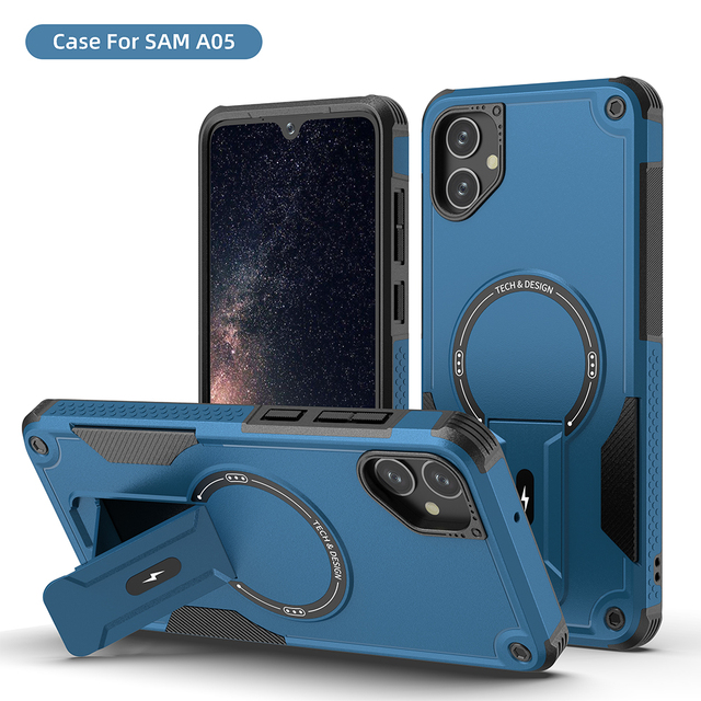 Hot Armor Portable Kickstand Design Phone Case for Samsung A05 Stand 360°Protection Professional Factory Wholesale Phone Case