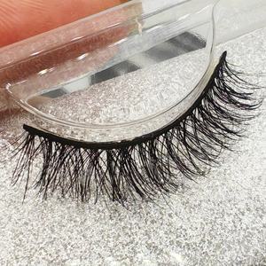 Fluffy 3D Precio a granel <span class=keywords><strong>Siberia</strong></span> Mink Full Strip 5d Mink Natural Soft Real Hair Lashes Venta al por mayor 1520mm Lashes Proveedor - Product Image 5