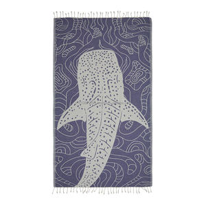 Vente en gros Hammam turc Serviette de plage Voyage profond 100% coton Peshtamal pestamal pestemal Hamam pestemal Serviettes Fouta Jacquard - Product Image 5
