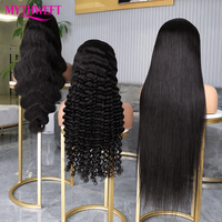Rohhaarperücken aus vietnamesischem Echthaar, 13x6 HD, kleberlos, Echthaar-Lace-Front-Perücke, unbehandeltes, kutikula-ausgerichtetes Haar, 13x4 Full Lace Frontal Perücke
