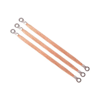 100 pièces câble de cuivre de sangle de terre de moteur 100mm 200mm systèmes d'alimentation ligne de Modification de câble de mise à la terre fil de mise à la terre de voiture