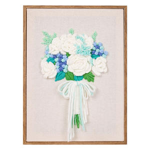 <span class=keywords><strong>Kit</strong></span> de agujas perforadoras rusas DIY, marco de decoración de ramo, <span class=keywords><strong>Kit</strong></span> de agujas perforadoras bordadas DIY - Product Image 4