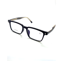 Montures de lunettes optiques en acétate Tr90 à prix réduit bon marché lunettes optiques de créateur pour hommes et femmes
