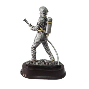 Cổ Bạc Dũng Cảm Lính Cứu Hỏa Anh Hùng 3D Nhựa Trang Trí Nội Thất Tùy Chỉnh Polyresin Tinh Tế Nghệ Thuật Trophy Giải Thưởng Cho Nhà Hoặc Văn Phòng Tình Yêu Phong Cách - Product Image 2