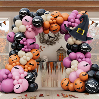 Ensemble d'arche de ballons décoratifs pour Halloween 2025 pour la décoration de fête