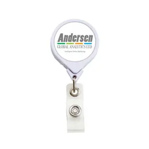 Porta badge retrattile personalizzato fai-da-te in PVC