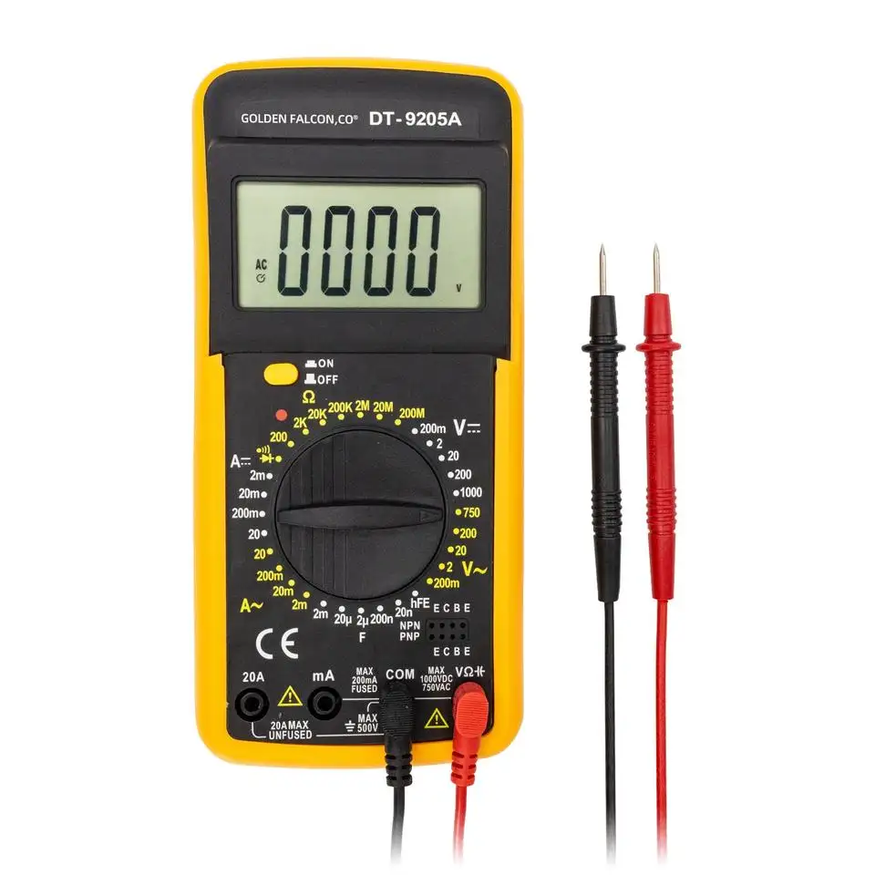 Jam Tangan Multimeter Digital LCD Portabel Luar Ruangan Kualitas Tinggi-Pena Serba Guna Kit Multimeter Digital LCD