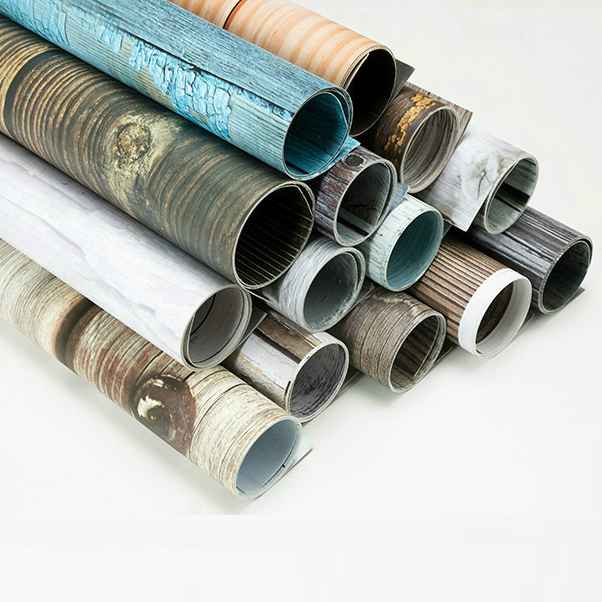 54*83cm Waterproof Wood Grain Double Sided Studio Seamless Photo Background Paper Food Photography Marble Backdrop Paper