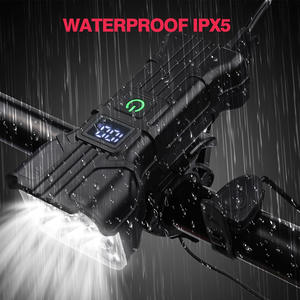 Luz Delantera LED para Bicicleta con Bocina y Pantalla Digital, Batería de 1800mAh, 12 Leds, Ideal para Ciclismo Nocturno en Montaña - Product Image 4