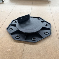 Support de terrasse en WPC certifié SGS, pédestal réglable en plastique pour poutre WPC 18-30 mm, systèmes de support de terrasse ajustables