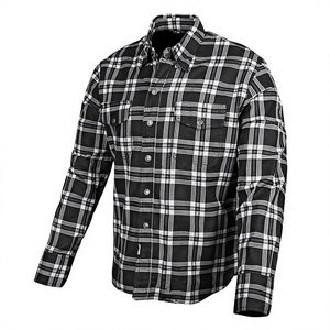 Camisa de Motociclismo para Hombre, Transpirable, con Estampado a Cuadros, Forro Protector, Tallas Grandes, Logotipo Personalizado - Product Image 2