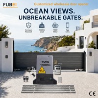 Motor para Puerta Corredera Automática Fubei de 1500 kg y 750 W con Fotocélula de Seguridad y Interruptor Magnético para Propiedades