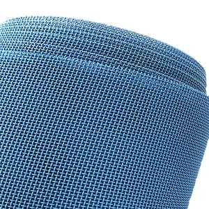 filter cloth Polyester mesh Plain Weave Fabric Woven Dryer Screen for horizontal belt type pulp washing machine