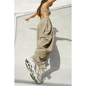 <span class=keywords><strong>Pantaloni</strong></span> a Palloncino alla Moda da Donna, Streetwear, Larghi e Comodi, Casual, a Vita Alta, Leggeri, a Gamba Larga, Stile Paracadute - Product Image 2