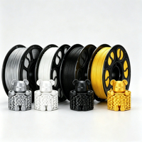 Fil d'impression 3D PLA Soie Haute Brillance Couleur Unie Faible Retrait Compatible avec la Plupart des Imprimantes FDM de Bureau