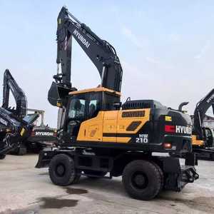 95% nuova corea usato originale <span class=keywords><strong>Hyundai</strong></span> escavatore ruota <span class=keywords><strong>R210</strong></span> di seconda mano HY210 ruota ad alte prestazioni - Product Image 2