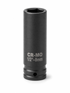 Jeu de douilles à chocs robustes de 35 pièces, entraînement 1/2 pouce, douilles profondes métriques 8-32 mm, coffret portable |   Pour la réparation de camions, de camping-cars et d'automobiles - Product Image 2