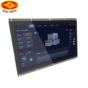 IP65 anteriore impermeabile da 21.5 pollici interattivo 10 punti di tocco LCD Open Frame Monitor Touch Screen capacitivo Display