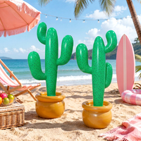 Jouet gonflable Mart Custom, très populaire, de 35 pouces, avec un design mignon de cactus, pour la décoration de fête