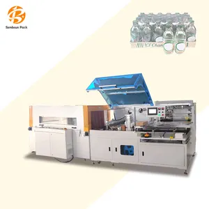 Pet Bottle Shrink Tunnel Wrapping Water Bottle Fully Automatic Film Heat Shrink Packaging Wrap Machine