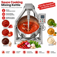 Machine à haute efficacité pour la préparation du borscht, machine à tagine de mouton, machine à faire la sauce satsivi pour les usines alimentaires