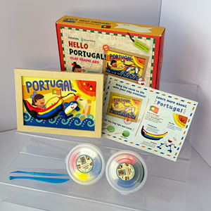 Kit de fabrication de cadres photo en argile pour enfants, certifié CE ASTM, pour un jeu intérieur sans écran - Product Image 1