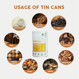 Lata de Leite em Pó de Camelo Personalizada Selada à Prova de Umidade Lata de Metal de Alta Qualidade para Alimentos com Logo Impressão - Product Image 3