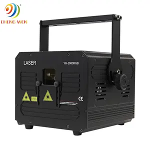 Đèn Laser Hoạt Hình RGB 1W 2W 3W Máy Chiếu Trình Chiếu Laze Sàn Nhảy 3D Đủ Màu Với Thẻ SD ILDA DMX Chiếu Sáng Sân Khấu