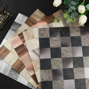 Il Design autoadesivo in alluminio a mosaico un colore tre stili è adatto per pareti interne, pareti di sfondo e scrivanie anteriori - Product Image 2