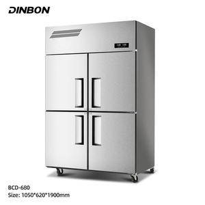Commercial Upright <b>Freezer</b> 4-Door Stainless Steel Reach-in Refrigerator With Double-Temperature Direct Cooler Upgrade Your Profe - Product Image 5