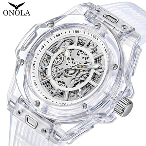 Reloj Mecánico para Hombre ONOLA 3836, Nuevo Estilo, a la Moda, Original, Resistente al Agua, Transparente, Vintage, para Negocios - Product Image 1