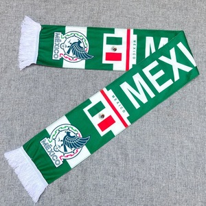 Set de 4 Piezas para Fanáticos de la Copa Mundial de Fútbol 2026, Gorro con Bandera Nacional de México, Bufanda, Gafas de Sol, Pintura Facial en Barra, Kit de Recuerdos de Fútbol - Product Image 4